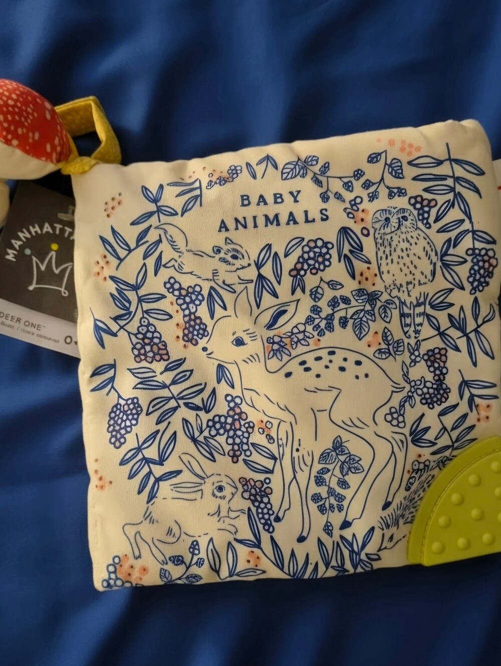Manhattan Toy Cottagecore Baby Animals Soft Deer One Sensory Book